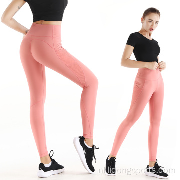 Accepteer aangepaste sport yoga -legging voor vrouwen fitness